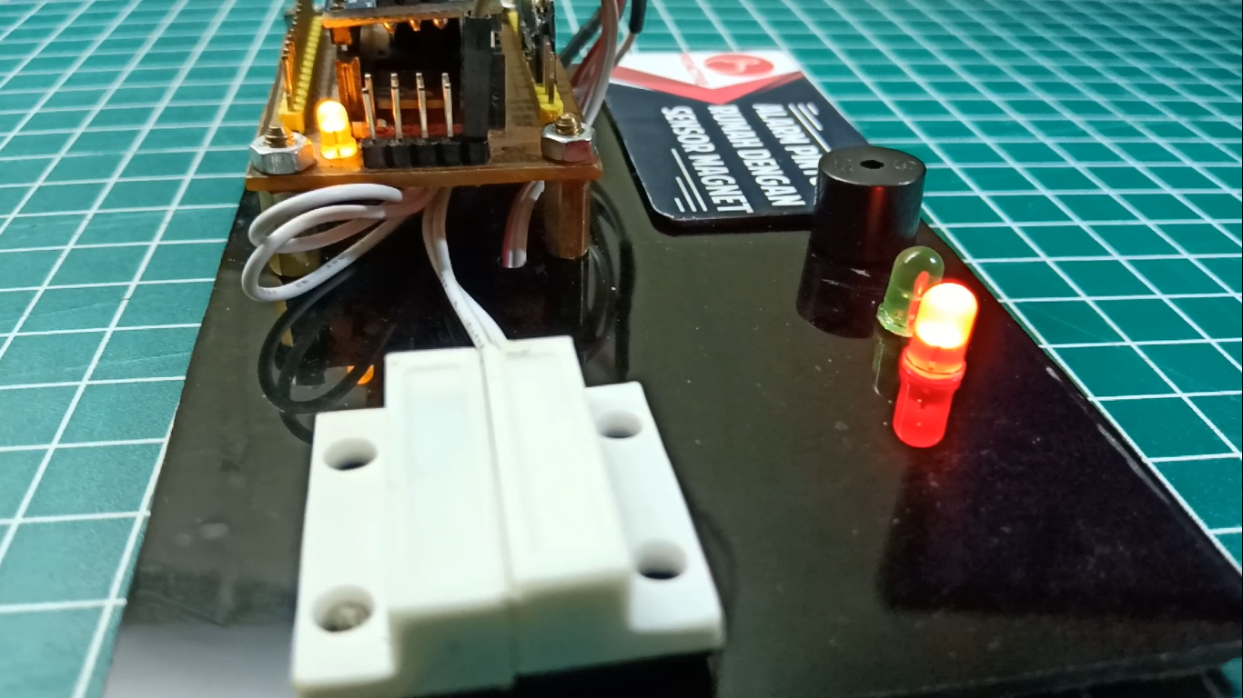 Alarm Pintu Rumah Dengan Sensor Magnet Menggunakan Arduino