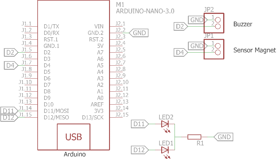 Alarm Pintu Rumah Dengan Sensor Magnet Menggunakan Arduino