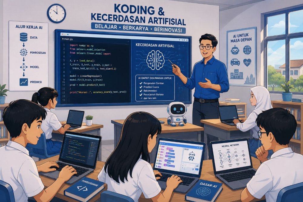 koding dan kecerdasan artifisial di sekolah